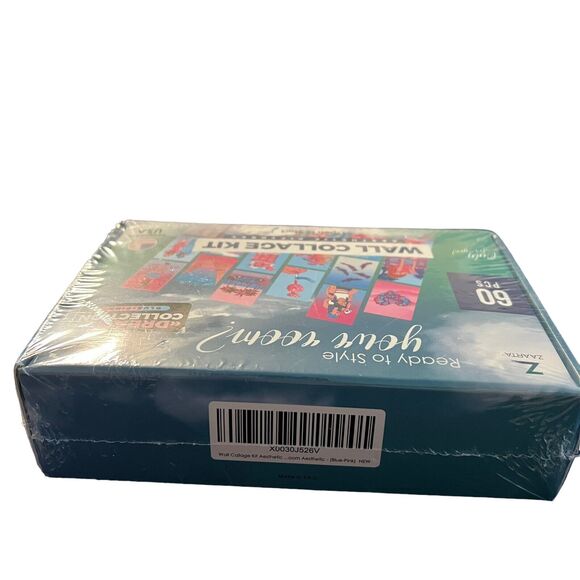 Wall Collage Kit Aesthetic Pictures 60 Piece Set Set 4x6 Pink & Blue Dreams Col. - Picture 6 of 9